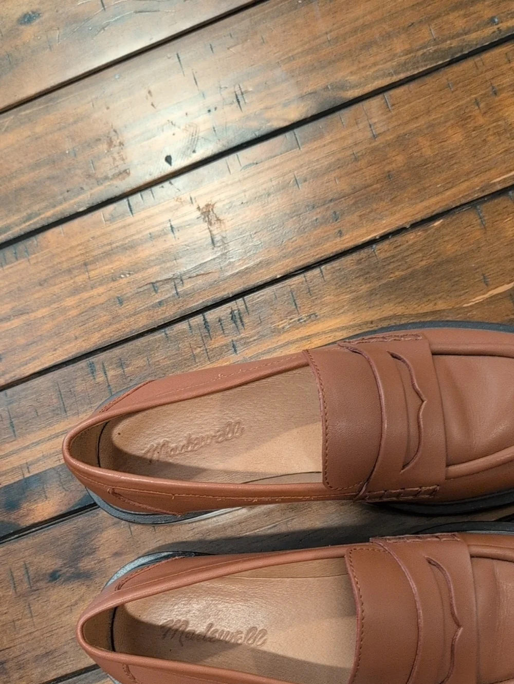Madewell Vernon Leather Loafers Penny Loafer - Picture 8 of 9